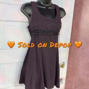 90s vintage AF super short faded mini dress! Sexy goth aesthetic! Small flaw